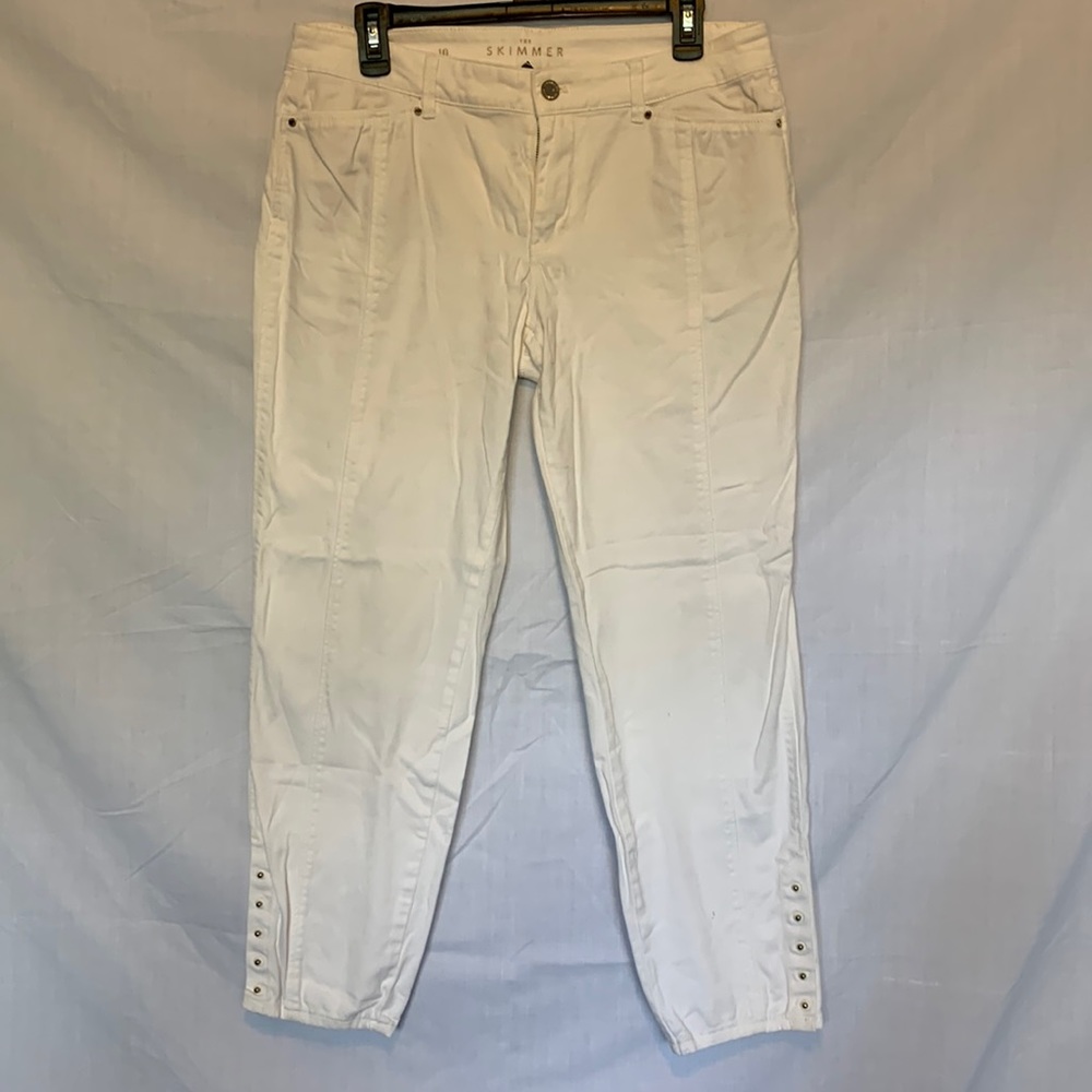 White jeans size 10 the skimmer